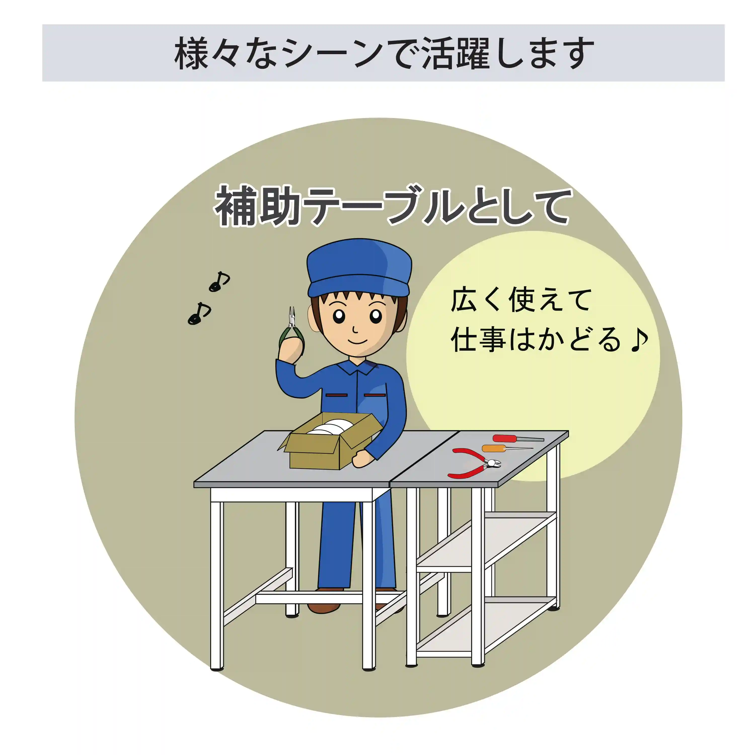 天板付き150ワゴン固定式 RoHS2指令対応塩ビシート天板仕様 H738㎜